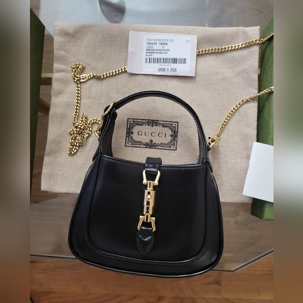 Authentic Gucci Boarded Dyana Lux Super Mini Bag
